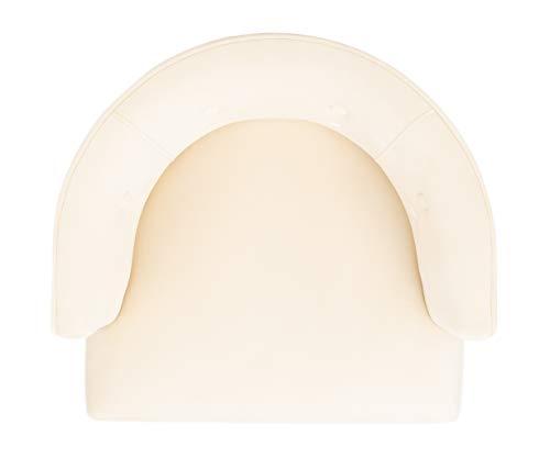 Safavieh Safavieh Couture Zayna Glam Cream Velvet 26.8\"-35\" Adjustable Bar Stool Barstool,