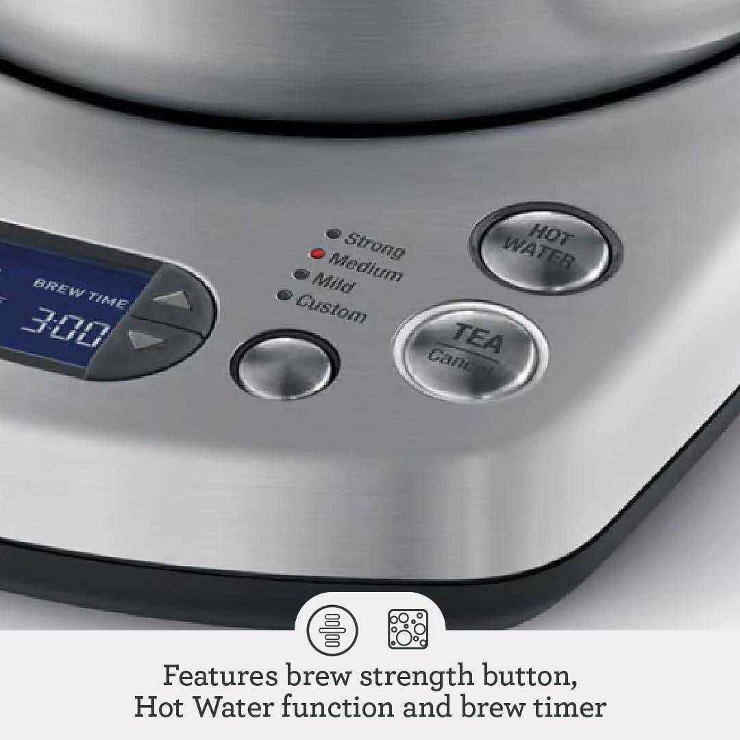 Breville Breville the Tea Maker Kettle, One Size, Brushed Stainless Steel