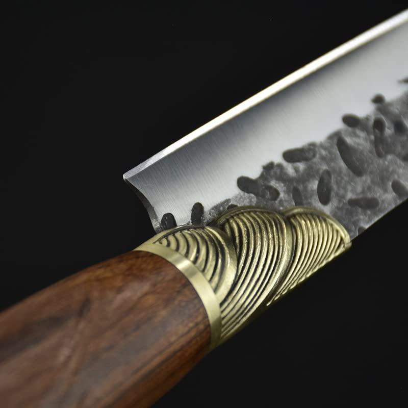 CRIVERS Cleaver Knife,Meat Cleaver, Personalized butcher knife boning knife hand-cut meat knife household sharp blade chef knife