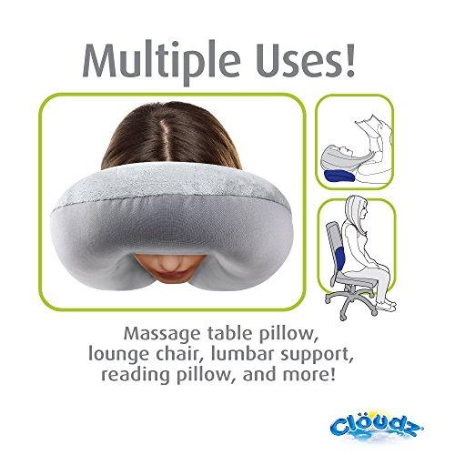 Cloudz Cloudz Microbead Travel Neck Pillow - Bright Purple