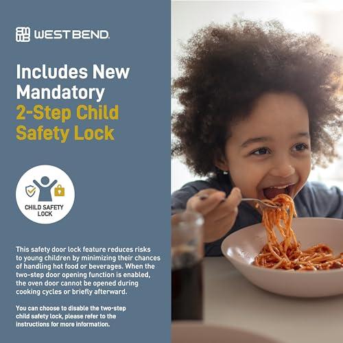 West Bend West Bend WBMW71W Microwave Oven 700-Watts Compact with 6 Pre Cooking Settings, Speed Defrost, Electronic Control Panel and Glass Turntable, White