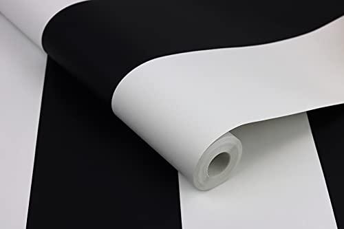 Rasch Rasch, “Just Me” Paper Wallpaper, Graphic Design, Striped, Black and Cream/White Colour, 286694