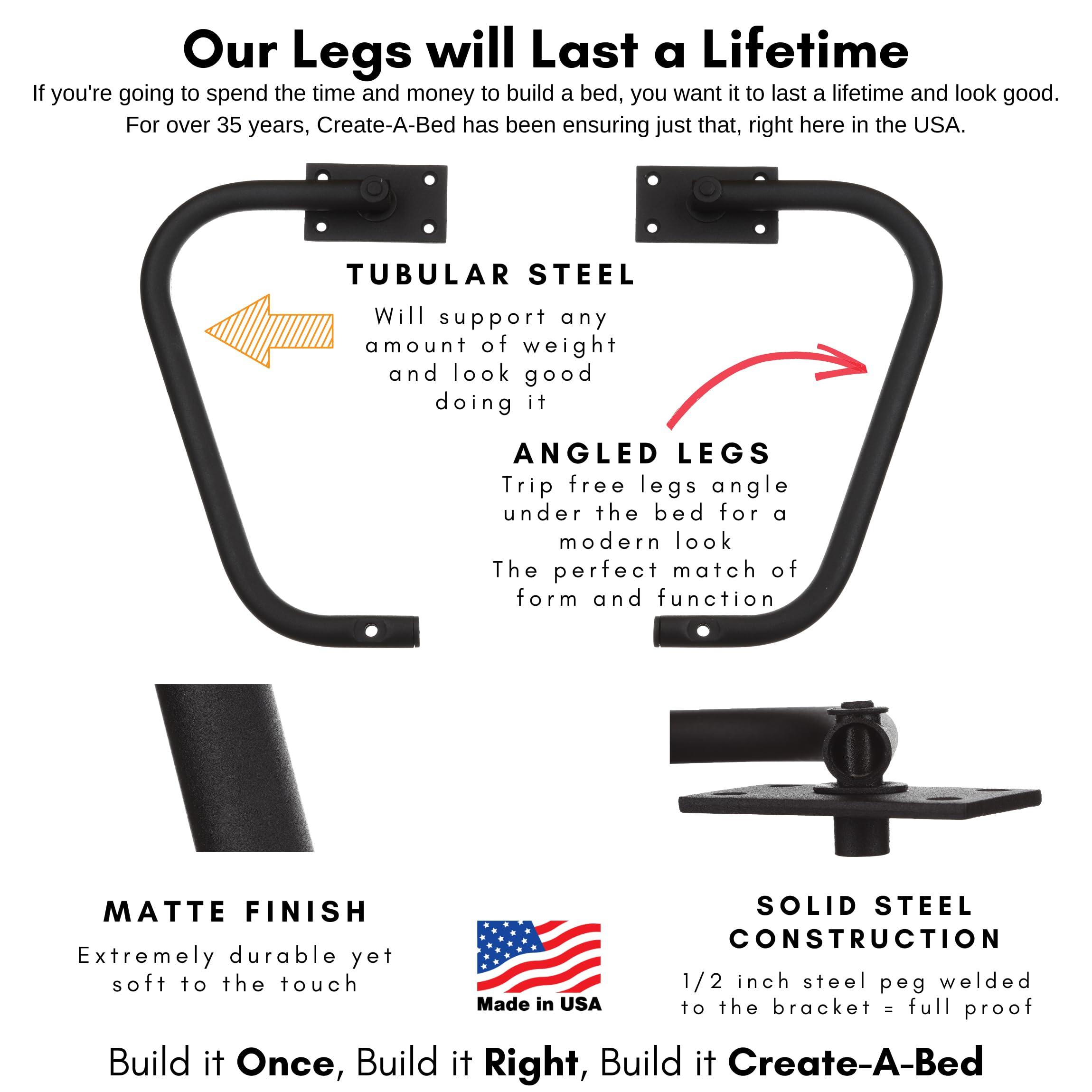 Create-A-Bed Create-A-Bed Adjustable Full Size Deluxe Murphy Bed Kit, Horizontal