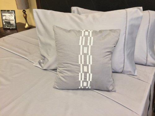 Royal Hotel Bedding Royal Hotel Bedding Top-Split-King: Adjustable King Split Bed Sheets, Solid Gray 550-Thread-Count 4PC Bed Sheet Set 100-Percent Combed Cotton, Sateen Solid, Deep Pocket