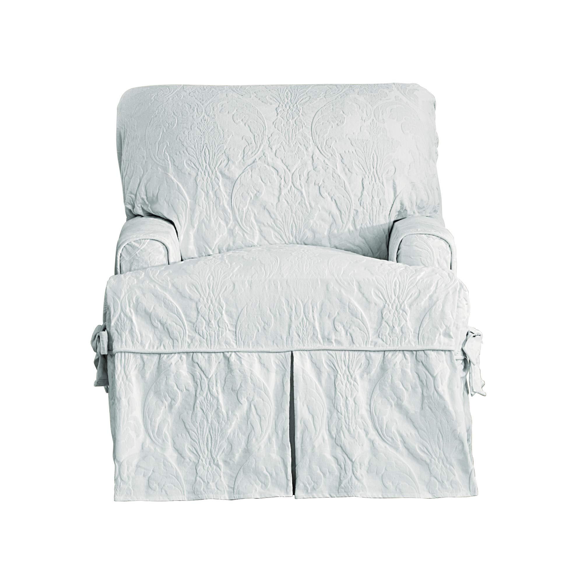 SureFit SureFit Slipcove Furniture Cover, Chair - T-Cushion, White