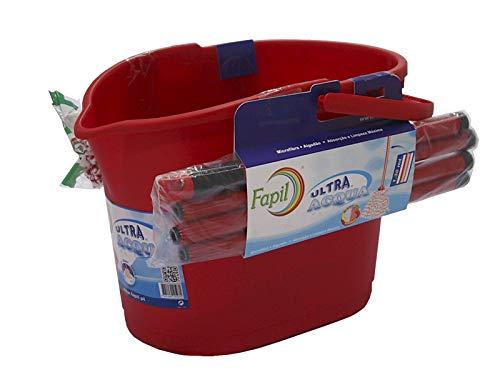 Fapil Fapil 10597 – Set Bucket + Wringer + mop Microfibre + Mango seccionado