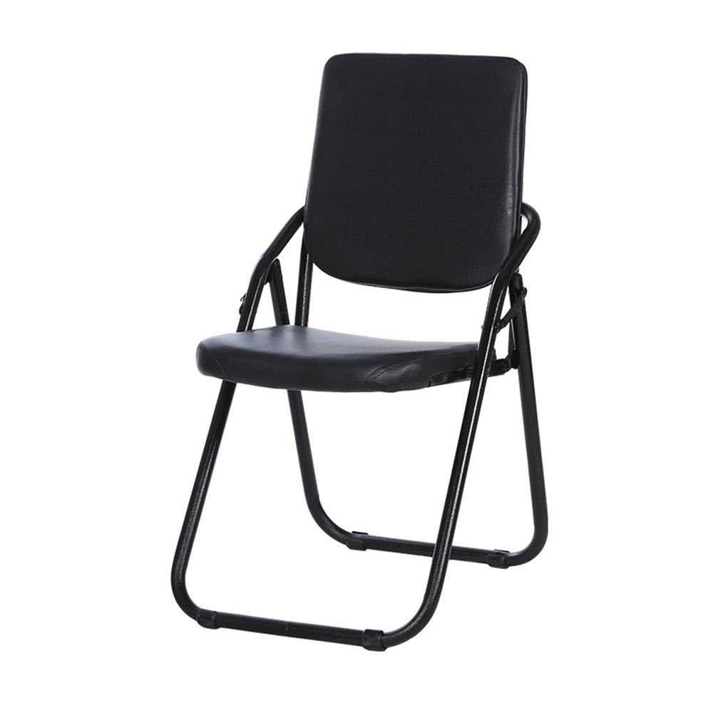 LINSANK LINSANK Furniture Folding Chairs Double Support Folding Chair Can Be Easily Used School Office Bedroom/Brown/53X46X86Cm