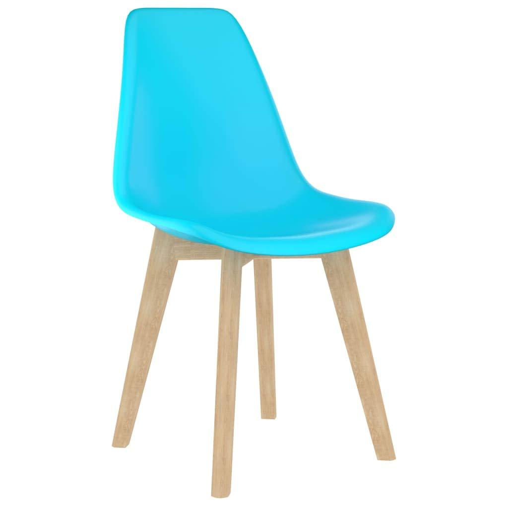 CHARMMA CHARMMA Dining Chairs 2 pcs Blue Plastic