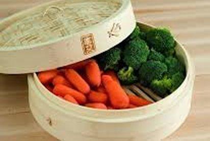 SUNRISE 8" Bamboo Steamer Set Sunrise Kitchen Supply