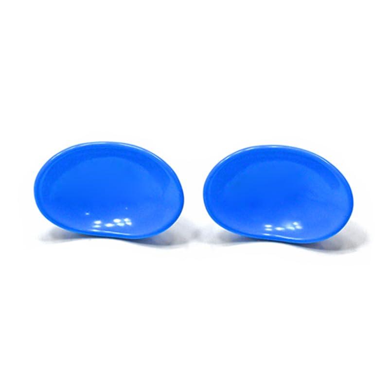 Medfort-Instruments Medfort-Instruments X-Large Corneal Eye Shield Protector, 32mm x 21mm, Stainless Steel, Coated, Set of 2