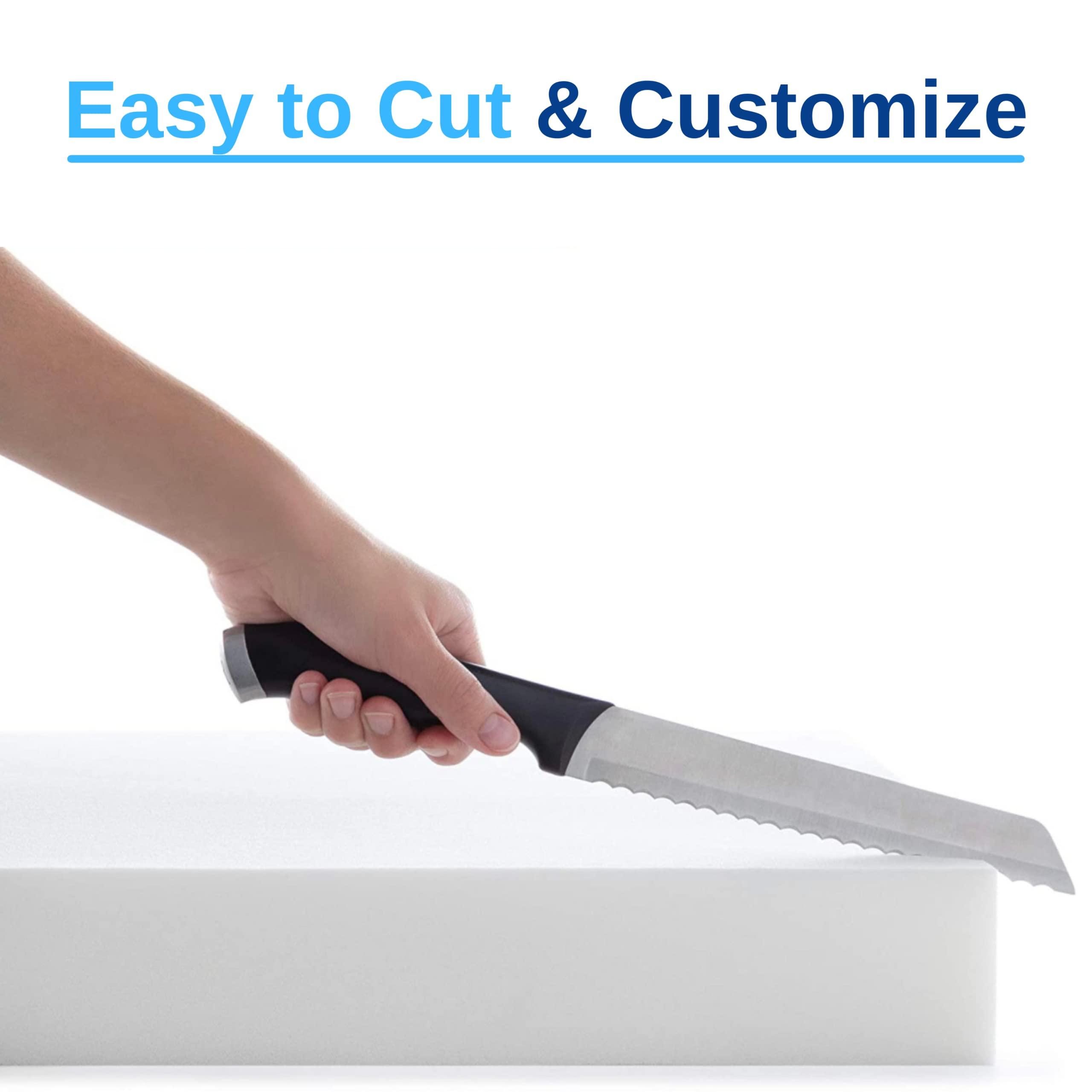 FoamRush FoamRush 4-Inch Bunk (34\" x 75\") Cooling Gel Memory Foam RV Mattress Replacement, Medium Firm, Comfort, Pressure Relief Support, Made in USA, Travel Camper Trailer Truck, Cover Not Included