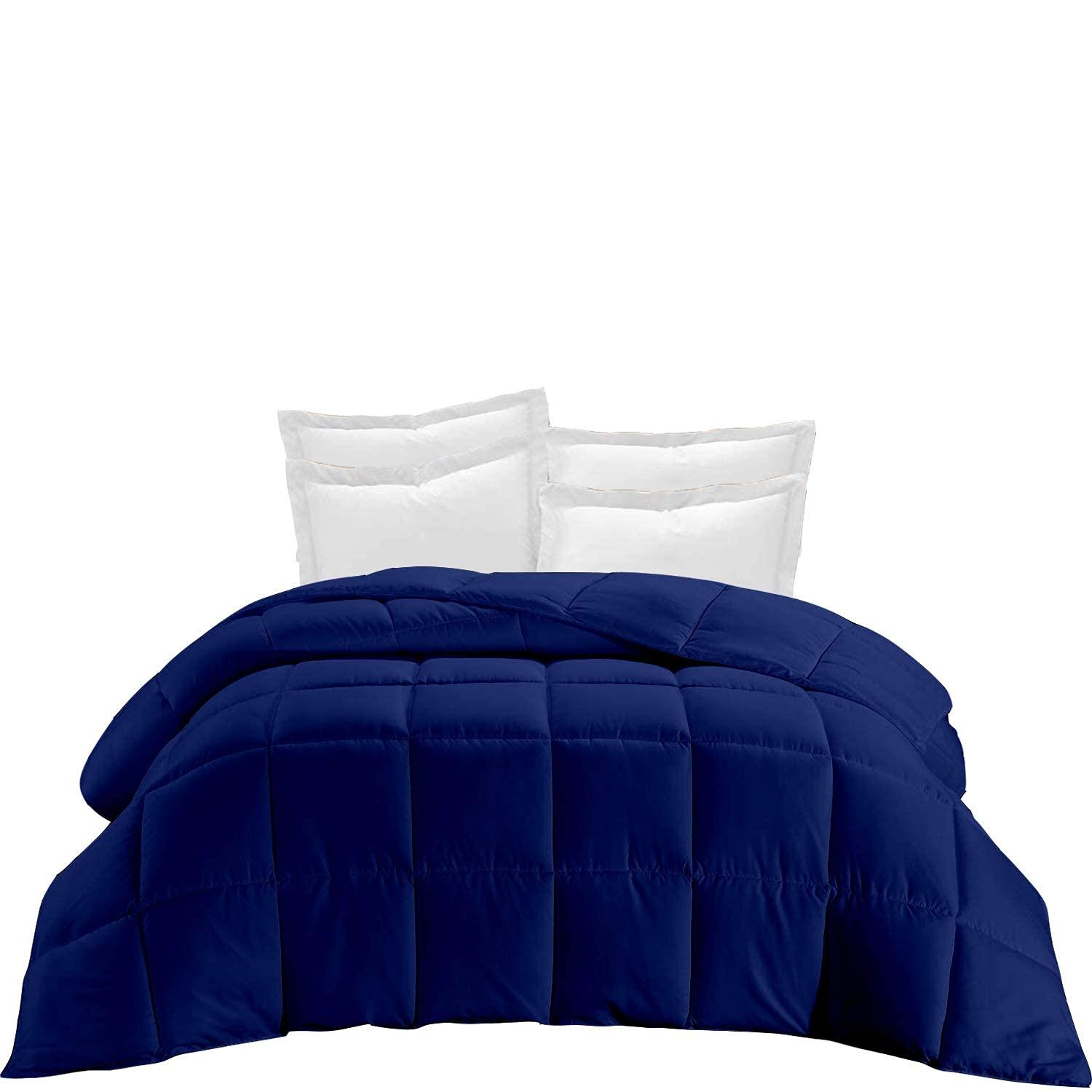 MOM COMFURTER MOM COMFURTER 1-Piece Egytian Cotton Hotel Quality Comforter, 1000-Thread Count for 600-GSM Comforter(68x90) Inch, Twin XL Size, Royal Blue