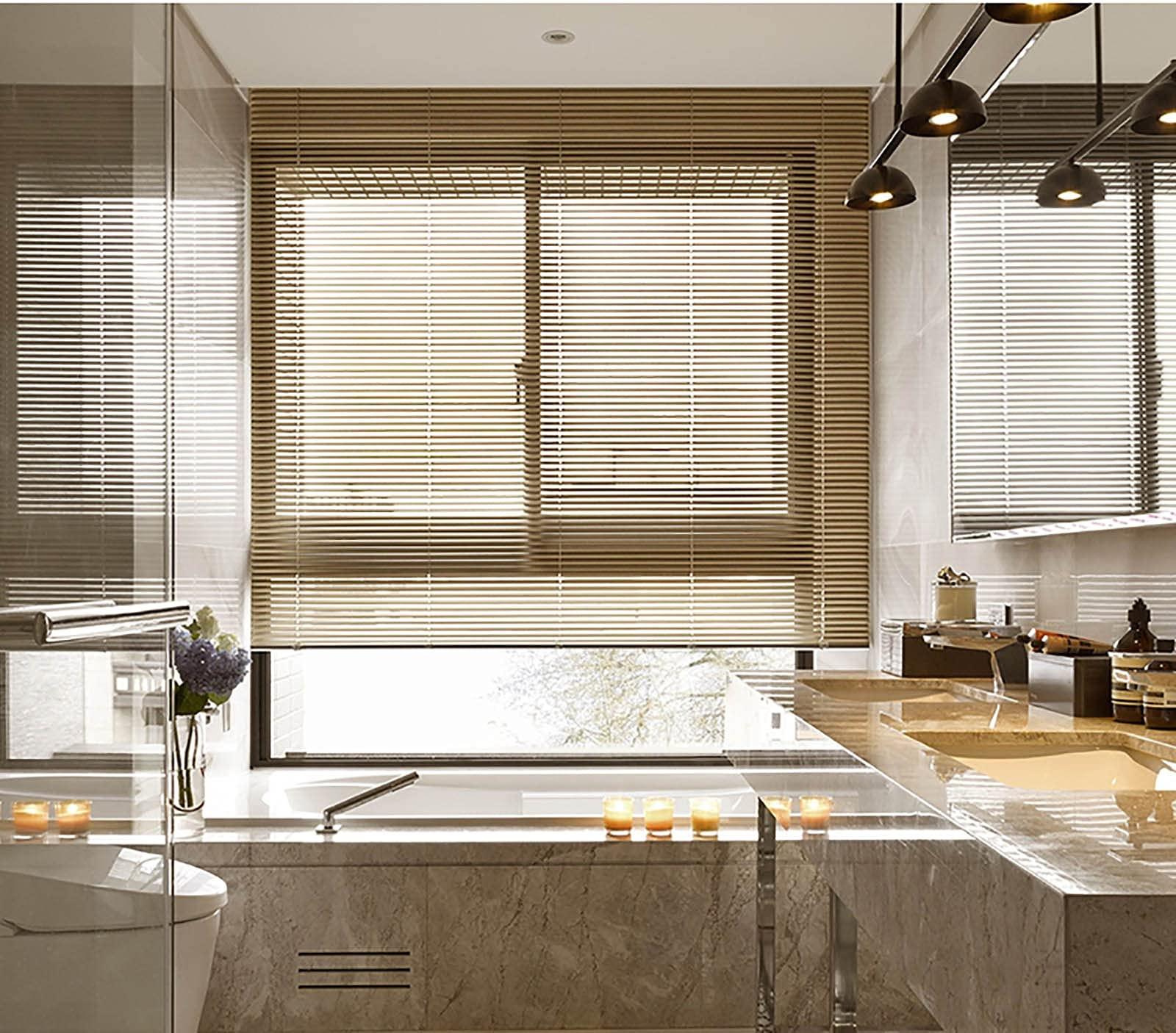 JLXJ JLXJ Yellow Blackout Venetian Blinds, Aluminium Room Darkening Privacy Light Control Window Sun Shades, 80/100/120/140 Wide (Size : 120200cm(47.278in))