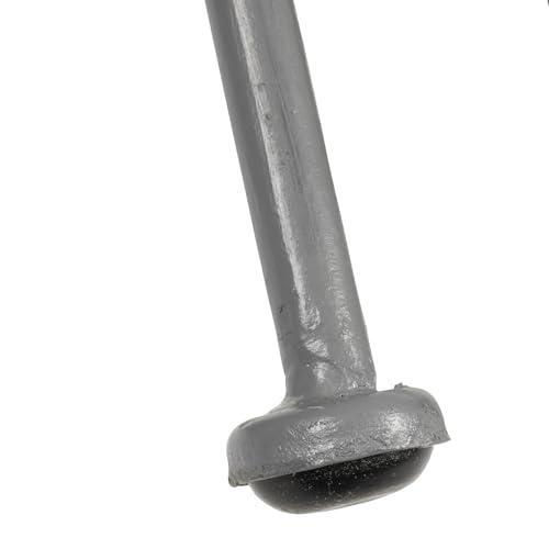 Bloomingville Bloomingville Boho Rattan and Metal Bar Stool, Grey and Black