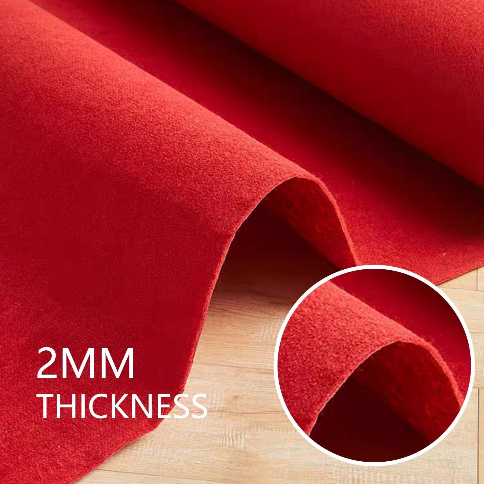 Hamankim Bridal Non-Slip Aisle Carpet Aisle Event Ceremony for Wedding Party Church Outdoor Beach Decorations 2mm Thick Polyester Wear-Resistant Fire Retardant Event Outdoor (Size : 1x20m)