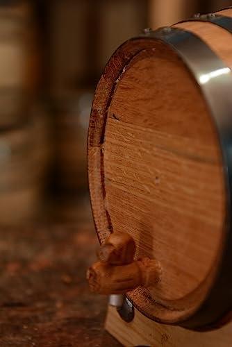 Sofia\'s Findings Personalized - Custom Engraved American Premium Oak Aging Barrel - Age your own Whiskey, Beer, Wine, Bourbon, Tequila, Rum, Hot Sauce & More | Barrel Aged (5 Liters)