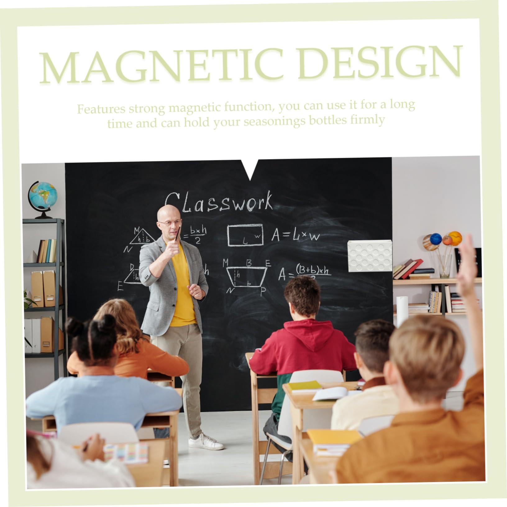 HOOTNEE HOOTNEE Box Magnetic Storage Box Organizer Can Holder Magnetic Fridge Rack Fridge Organisers Locker Fridge Storage Containers Duty Fridge Magnets Bins Holder for Fridge Pot Plastic White