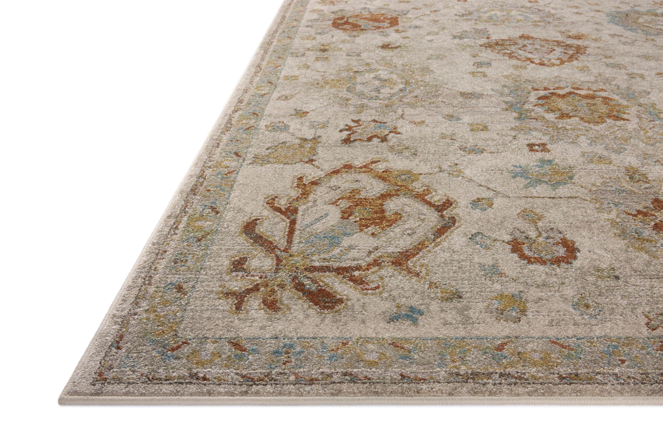 Loloi Loloi Magnolia Home by Joanna Gaines Mona Collection MOA-02 Oatmeal/Multi 7'-6" x 10' Area Rug
