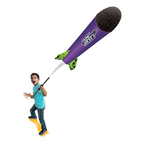 Geospace Geospace Bungee Blast JR. Foam Pump Rocket Toy with EZ-Pull Bungee Power System, Single (Assorted Colors)