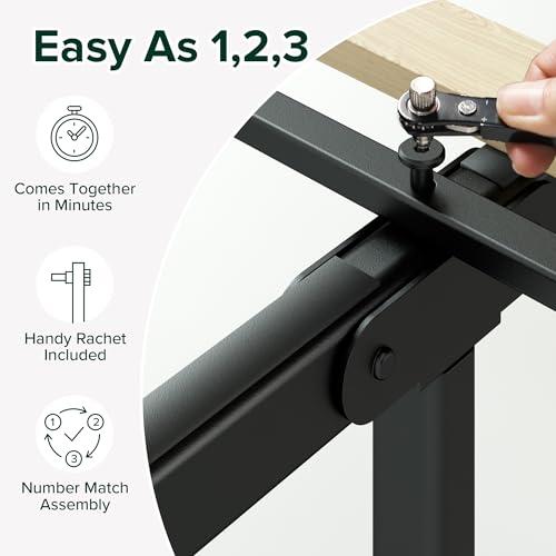 Zinus Zinus Joseph Low Profile 6 Inch Platform Bed Frame, Wood Slat Support, No Box Spring Needed, Eco Friendly WonderBox(TM) Packaging, Easy Assembly, Black, Twin