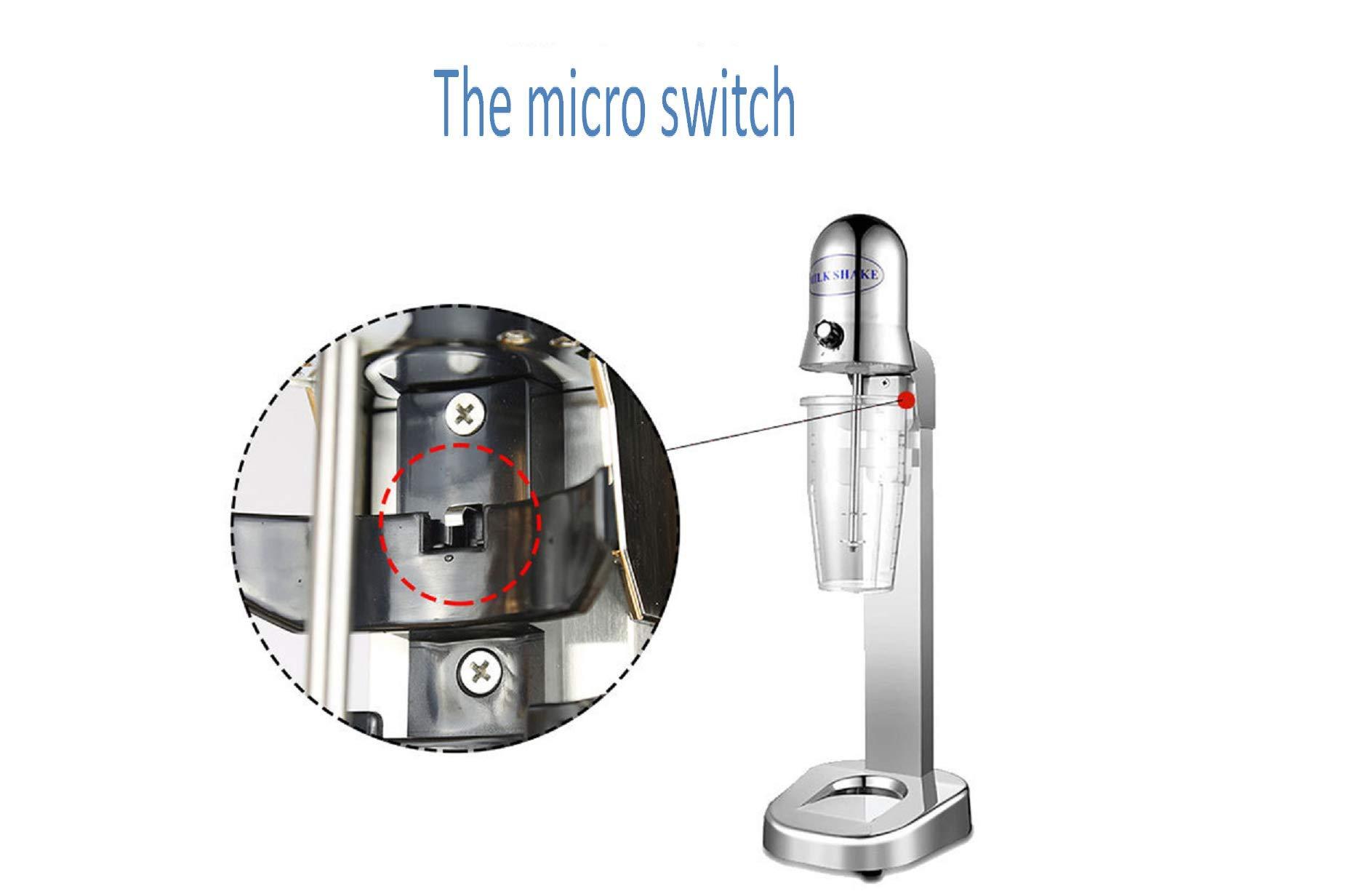 T Milkshake Machine Commercial Milkshake mixer Machine Stainless Steel Milk Mixer Milk Bubble tea machine for Milk Tea Shop Dessert Station with 2 cups (double heads, 110V/60HZ)