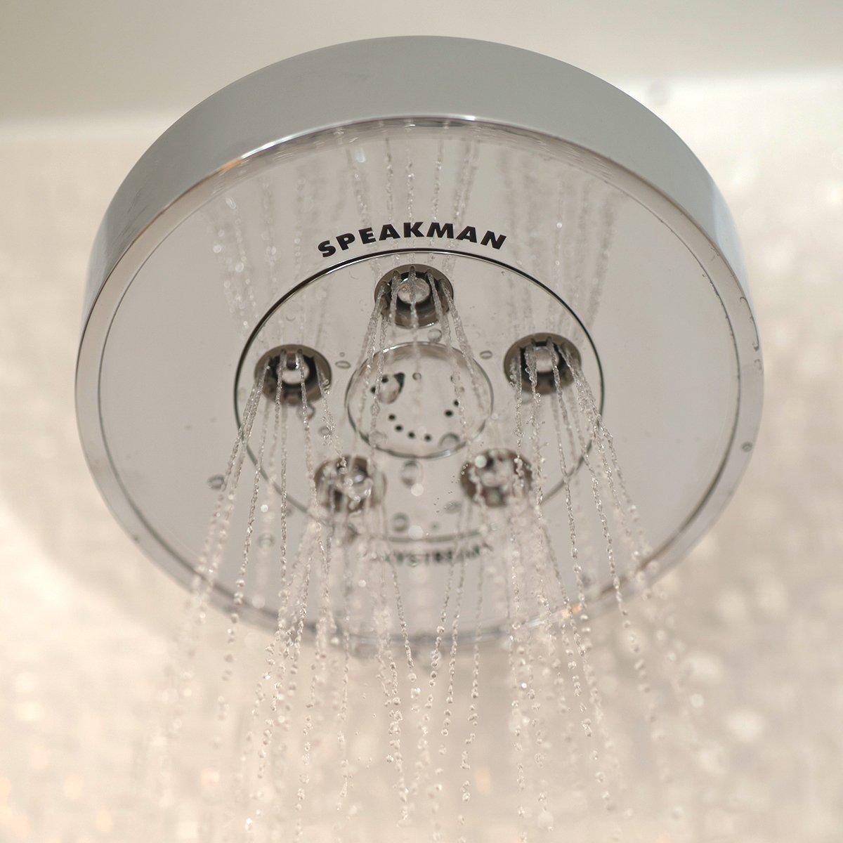 Speakman Speakman S-3010 Neo Anystream High Pressure Adjustable 2.5 GPM Shower Head, Polished Chrome