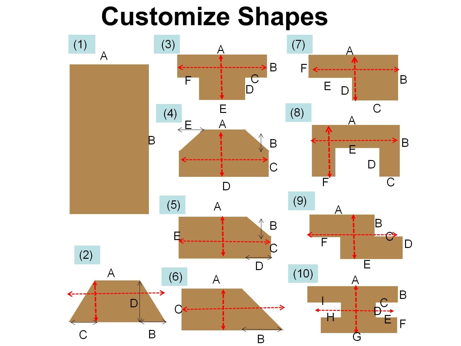 spreedling Custom Super Soft Plush Bay Window Mat, Window Bench Seat Cushions Covers, Non-Slip Bay Window Cushion Pad, Windowsill Pad,Bench Cushion Cover for Indoor Tatami Sofa Decor Home Bedroom Living Room