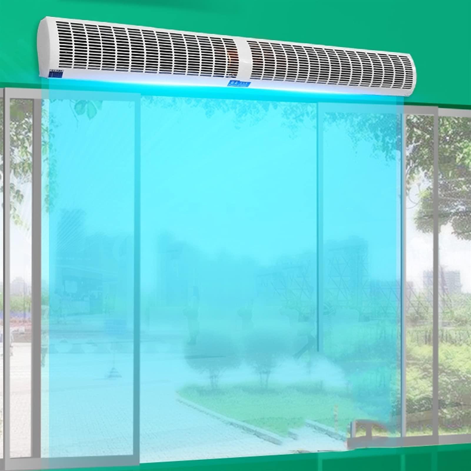 STVAZ Air Curtain, Commercial Door Head, Silent Air Curtain, Remote Control and 2-Speed Switch, Powerful, Powerful, Quiet (Size : 60cm(24 inch))