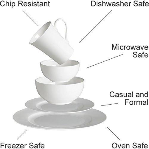 Mikasa Mikasa Delray 16-Piece Bone China Dinnerware Set, Service for 4