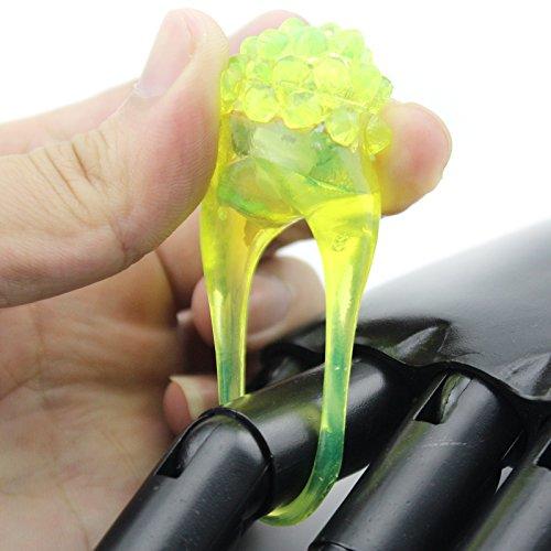 Flashing Panda Flashing Panda Pack of 10 Jelly Berry LED Light-UP Flashing Rings, Multi-Color