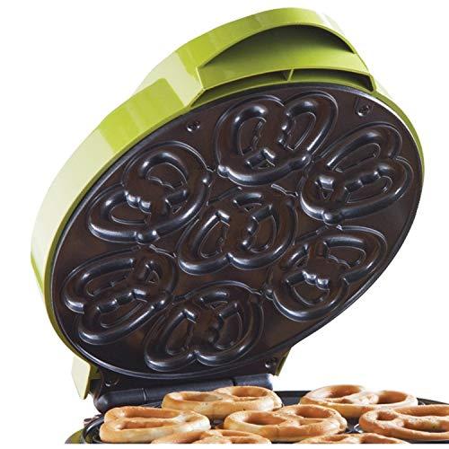 Brentwood Brentwood Mini Pretzel Maker Machine Non-Stick, Green