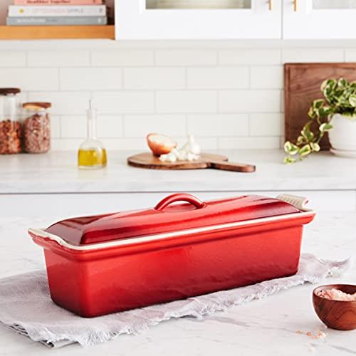 Le Creuset Le Creuset Enameled Cast Iron Pâté Terrine, 2 qt., Cerise