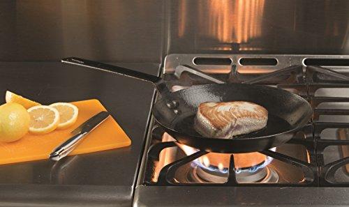 Lodge Lodge Carbon Steel Skillet, Pre-Seasoned, 10-inch , Black