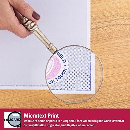 DocuGard DocuGard Advanced Blue Multi-Purpose Security Paper, 7 Features, 8.5 x 11 Inches, 24 lb, 500 Sheets (04546)