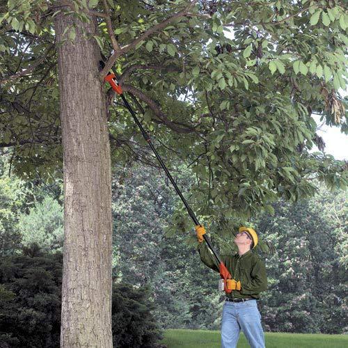 BLACK+DECKER BLACK+DECKER 20V Max Pole Saw for Tree Trimming, Cordless, with Extension up to 14 ft., Bare Tool Only (LPP120B)