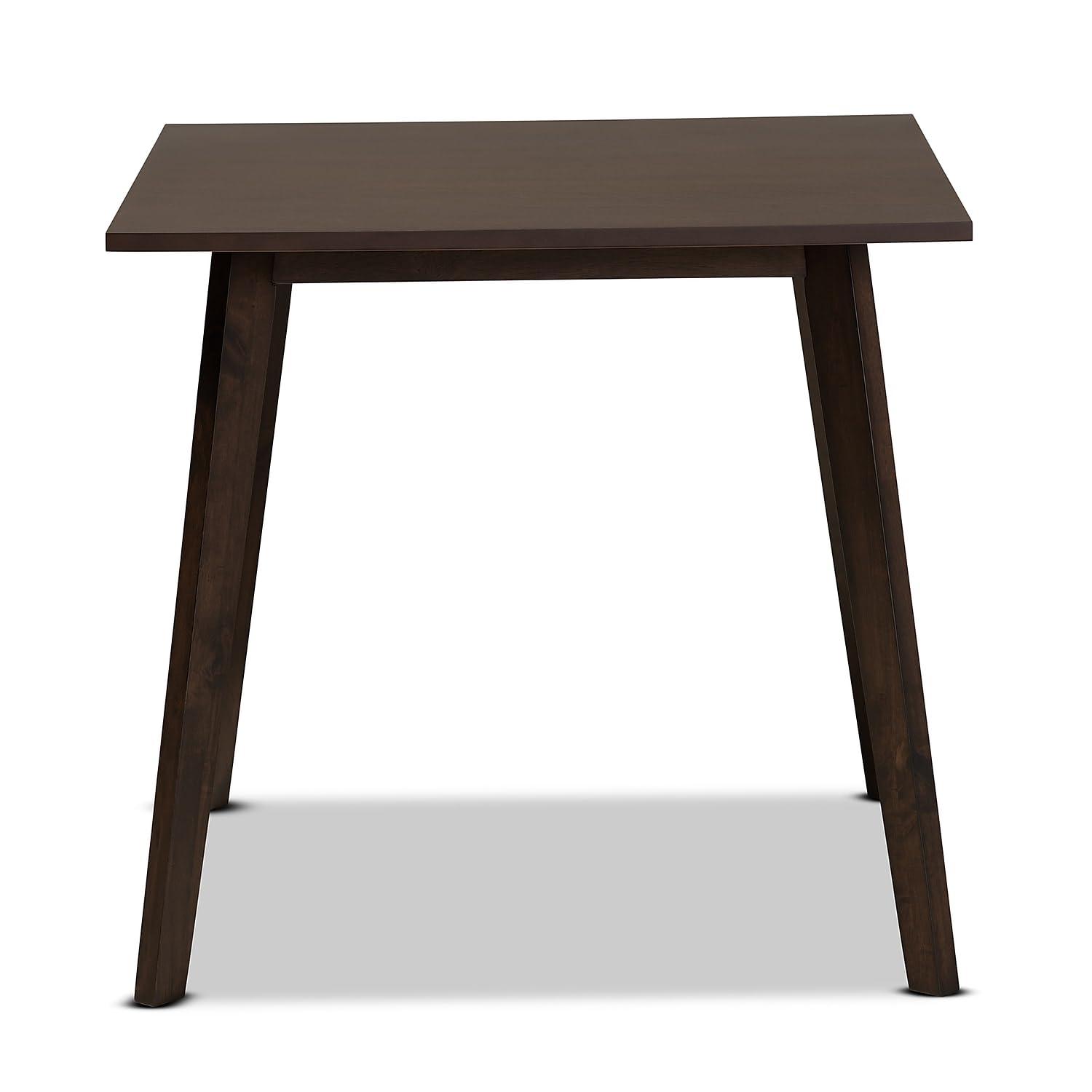 Baxton Studio Baxton Studio Britte 31.5-inch Dining Table, Dark Brown (161-10464-HiT)