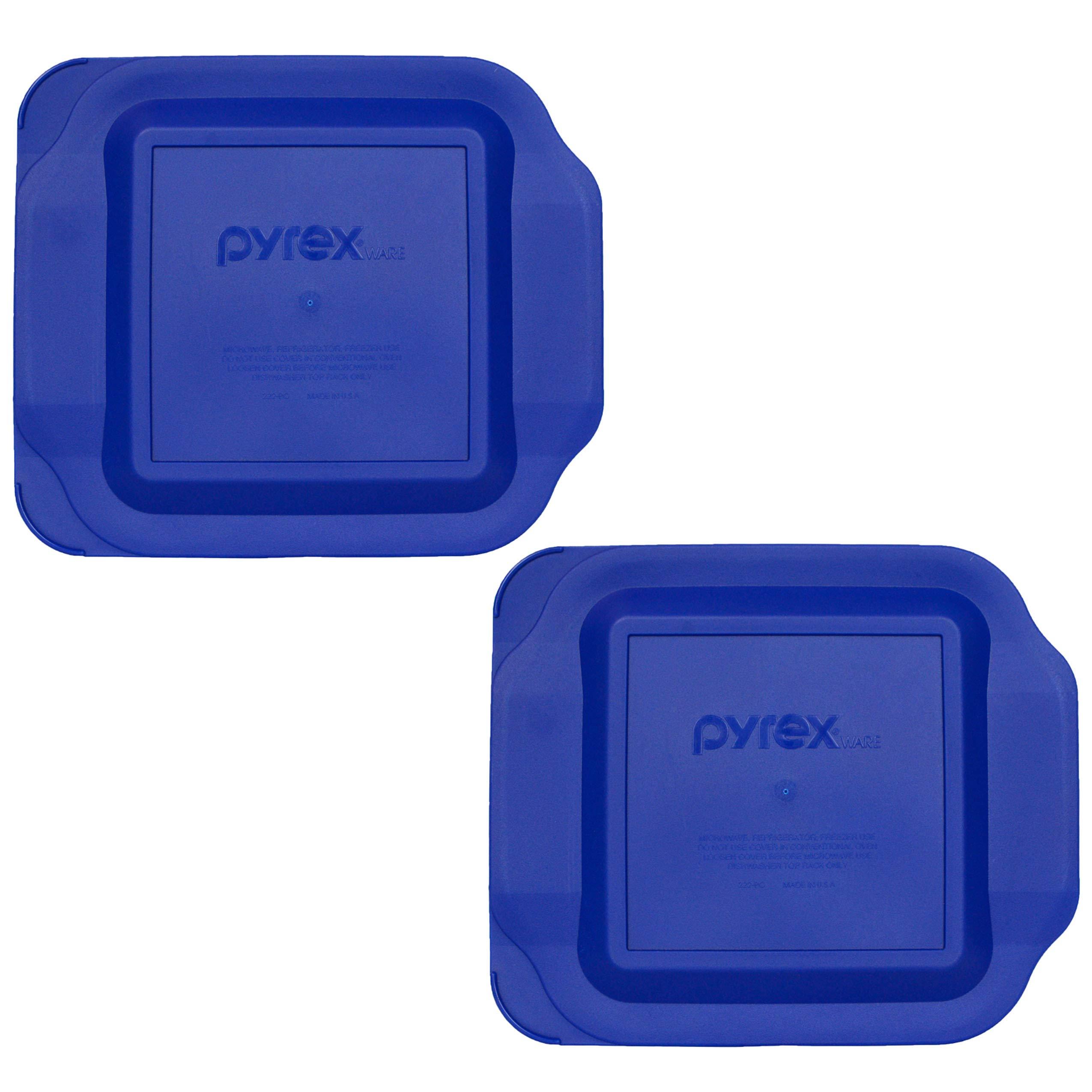 Pyrex Pyrex 222-PC 2qt Blue Lid (2-Pack)