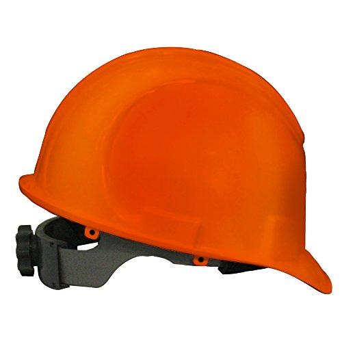 Jackson Safety Jackson Safety Charger Safety Hard Hat with 4-Point Ratchet Suspension, Cap-Style, HDPE, Orange (Case of 12), 20398
