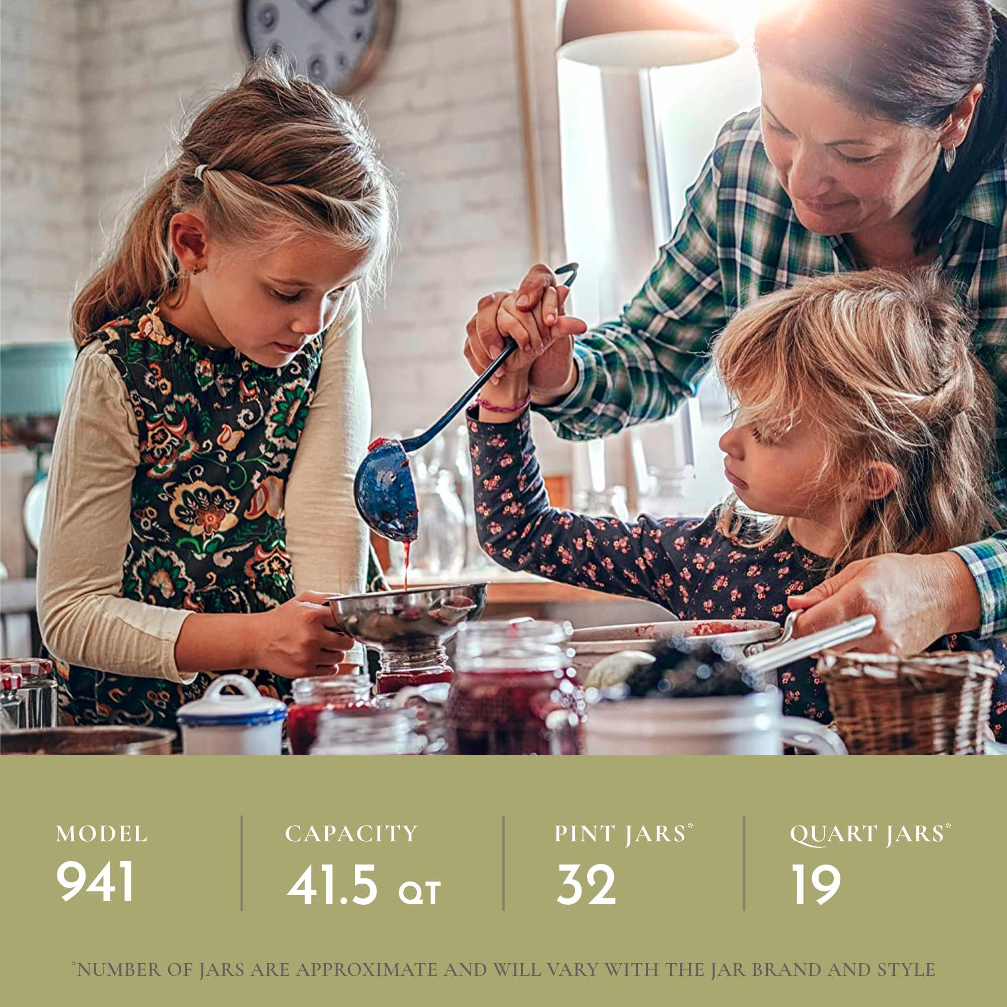 All American All American 1930 - 41.5qt Pressure Cooker/Canner (The 941) - Exclusive Metal-to-Metal Sealing System - Easy to Open & Close - Suitable for Gas or Electric Stoves - Made in the USA