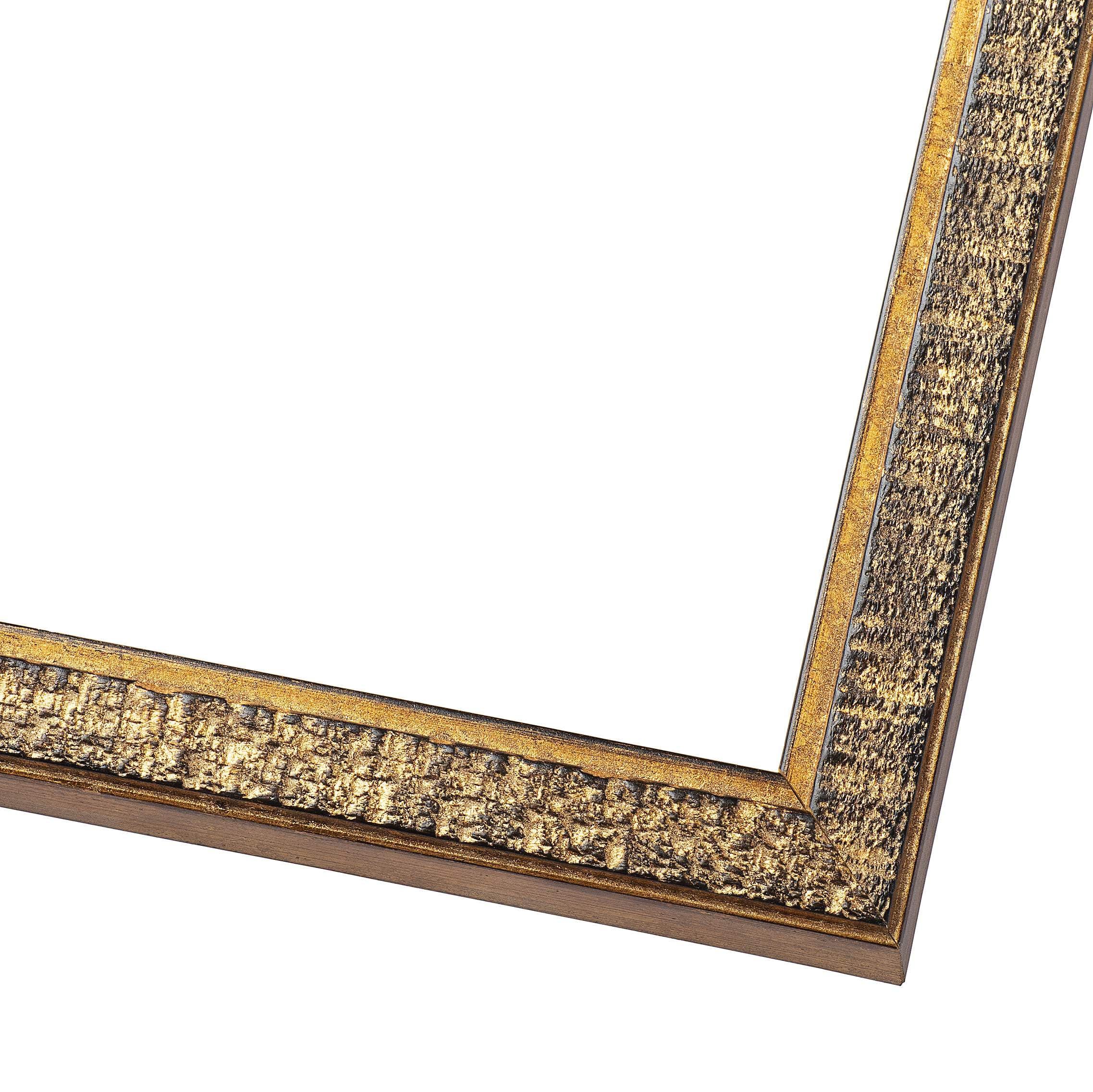 CountryArtHouse CountryArtHouse 24x14 Frame Gold Solid Wood Picture Frame - Complete Modern Photo Frame Includes UV Acrylic Plexiglass, Acid Free Foam Backing Board and Hanging Hardware