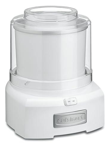 Cuisinart Cuisinart Ice Cream Maker Machine, 1.5 Quart Sorbet, Frozen Yogurt Maker, Double Insulated, White, ICE-21P1