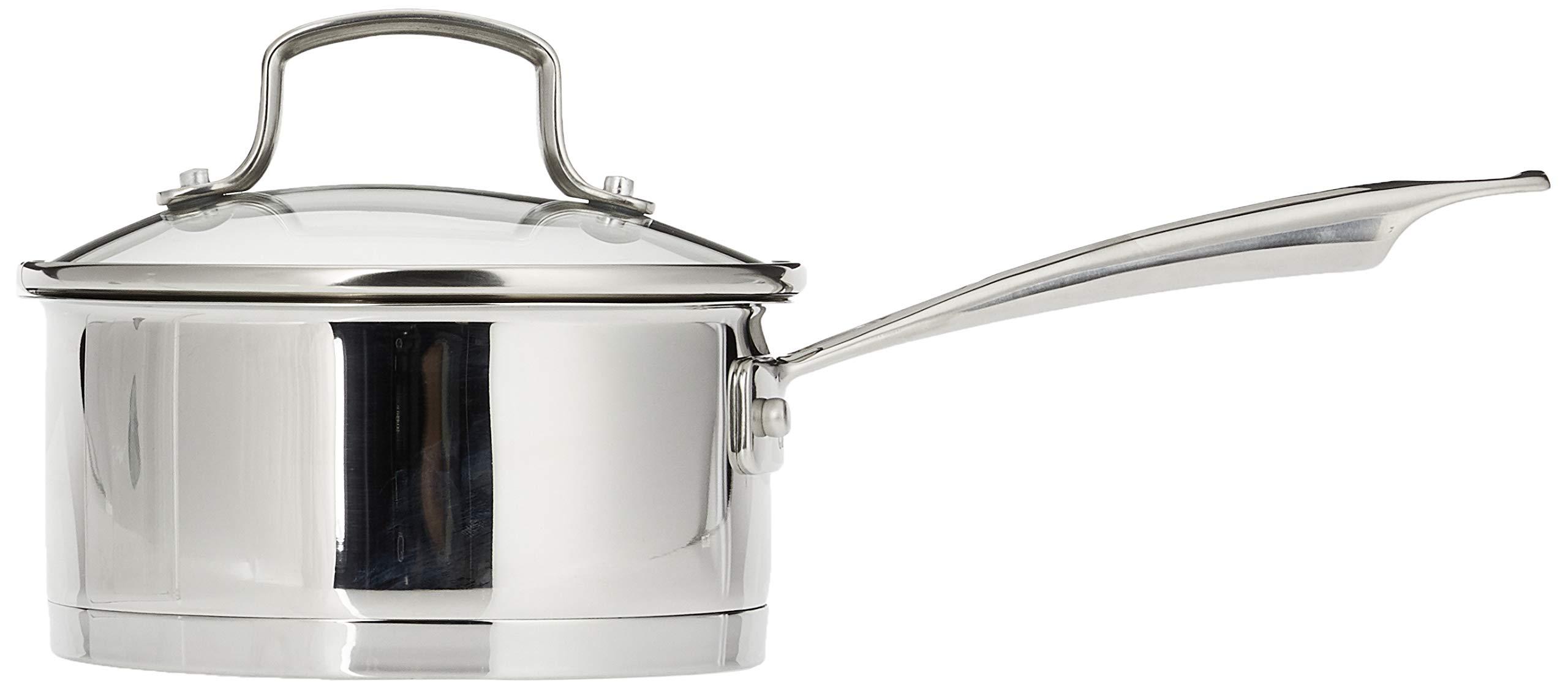 Cuisinart Cuisinart Professional Stainless Saucepan with Cover, 1.5-Quart, Stainless Steel,8919-16