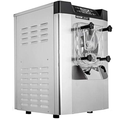 VEVOR VEVOR Commercial Ice Cream Machine 1400W 20/5.3 Gph Hard Serve Ice Cream Maker with LED Display Screen Auto Shut-Off Timer One Flavors Perfect for Restaurants Snack bar Supermarkets