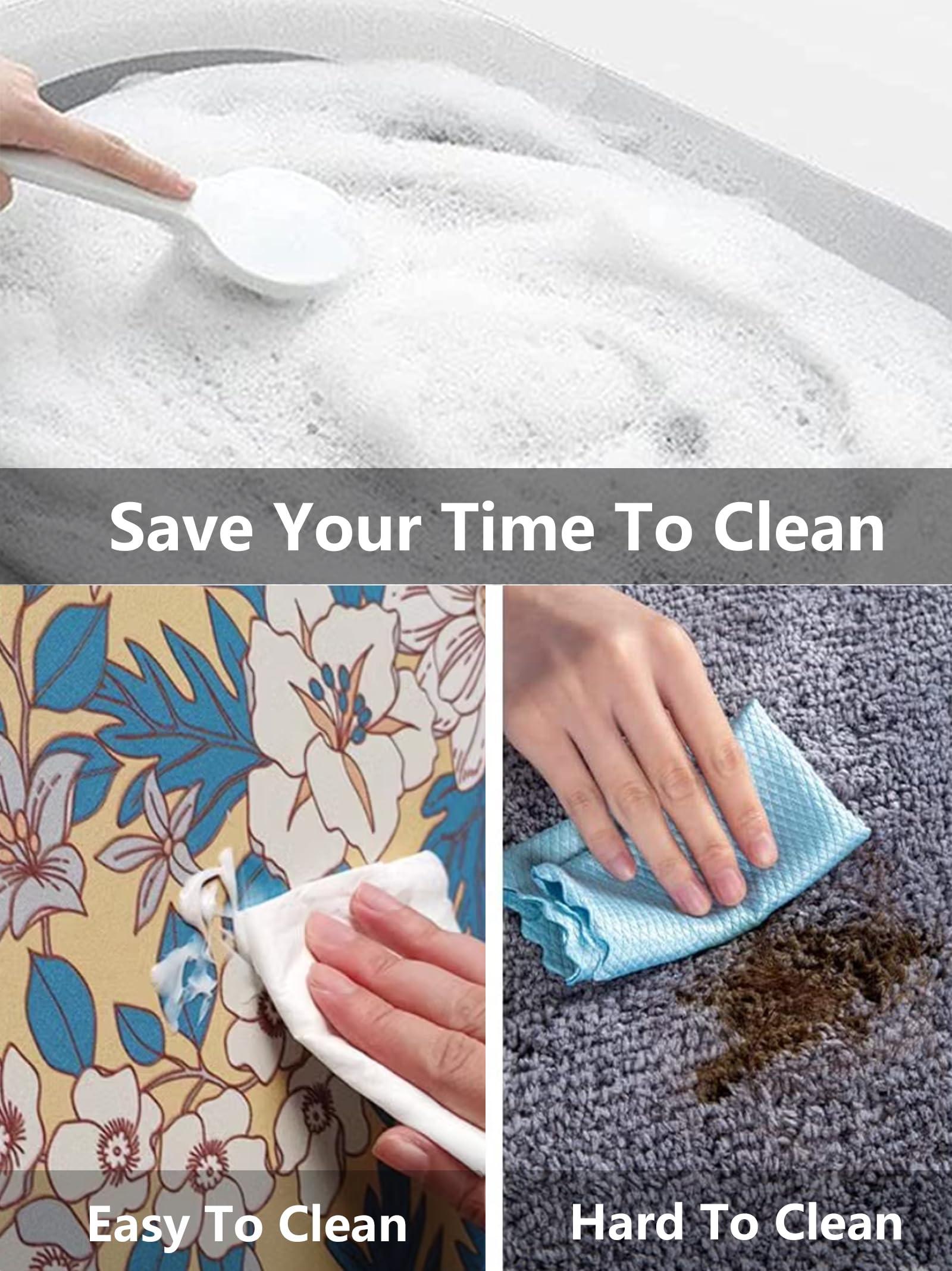 Generic Generic Fast Drying Curved Bath Mat, Curved Bathroom Mat for Round and Corner Shower,Strong Absorbent Corner Bath Mat,Rubber Non-Slip Bottom Shower Mat for Outside Shower (B)