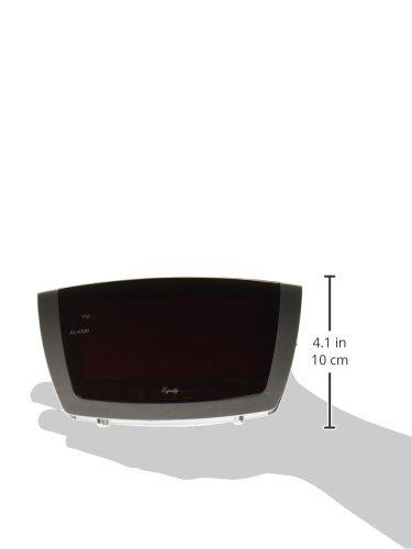 La Crosse Technology Equity 75906 LED Alarm Clock with High/Low Dimmer, 1.8\", Red