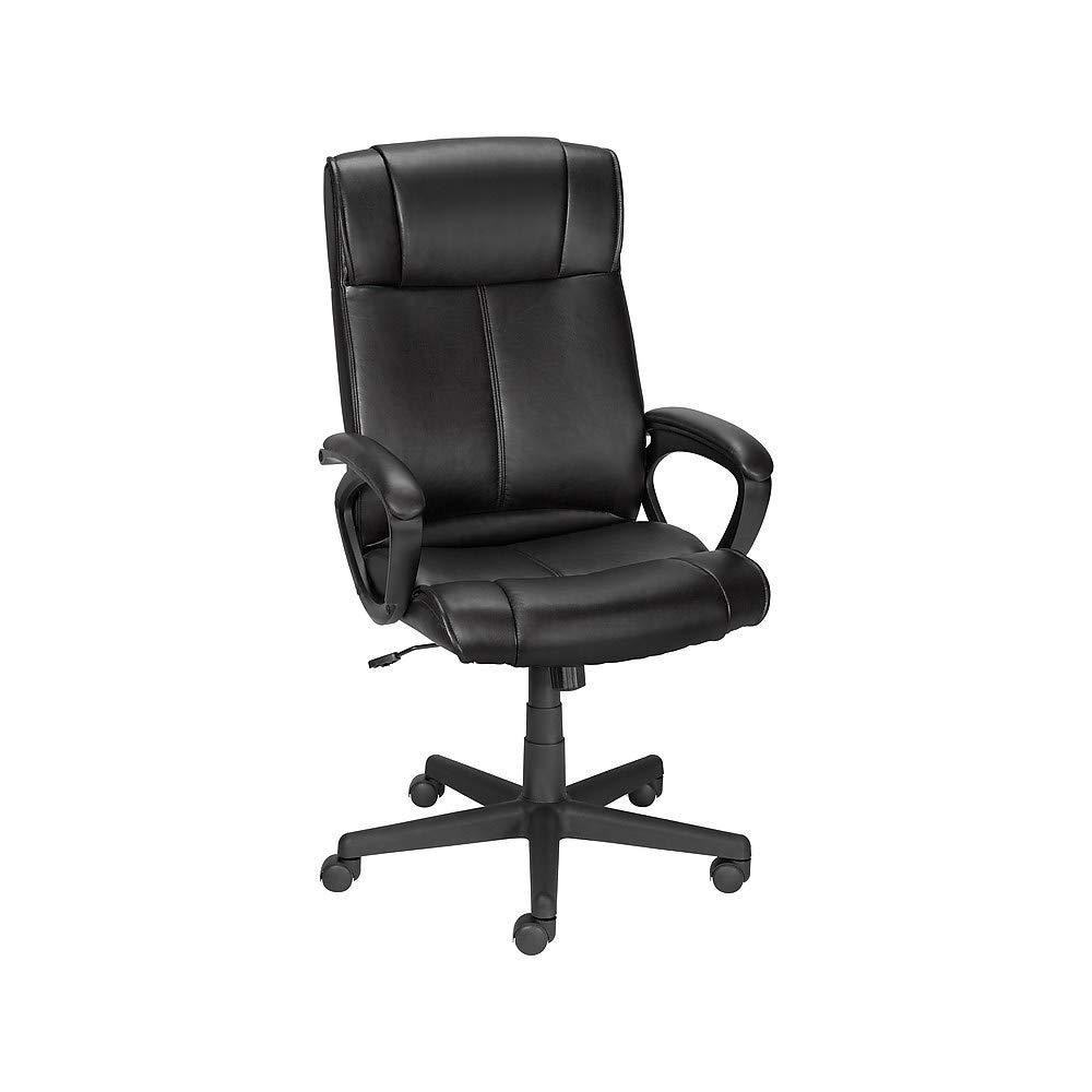 STAPLES STAPLES Turcotte Luxura High Back Executive Chair, Black