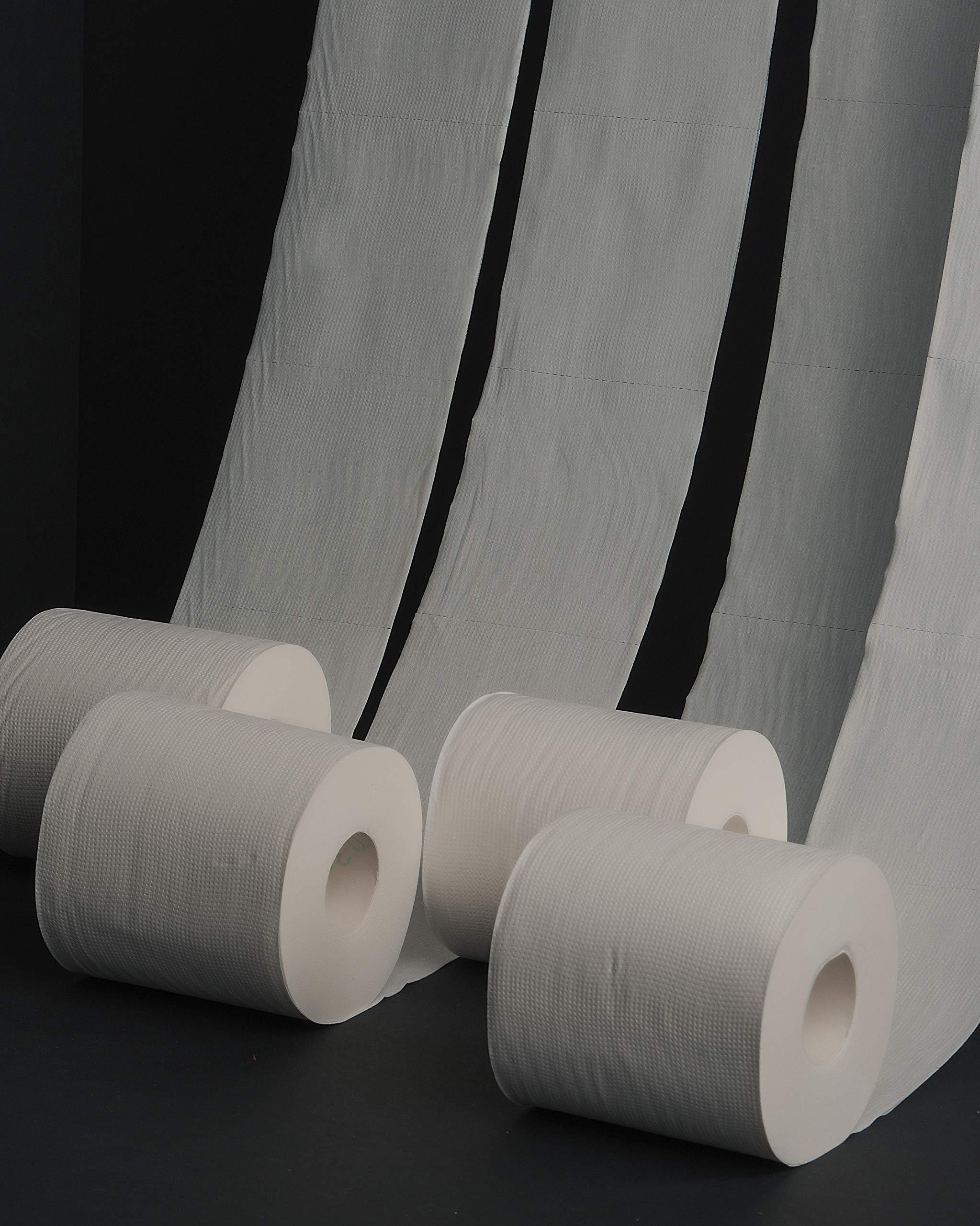 Commodore LUXSOFT Premium 3-Ply Luxury Toilet Paper 6-Pack - Septic, RV, and Boat Safe with Quick Dissolving Material (Single Pack (6 Rolls)) white