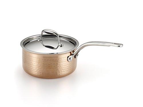 Lagostina Martellata Copper 2-Quart Covered Saucepan