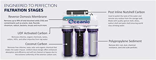 Premier Reverse Osmosis Water Filtration System | 5 Stage Under Sink Fluoride Reducing RO Water Filter | 100 GPD