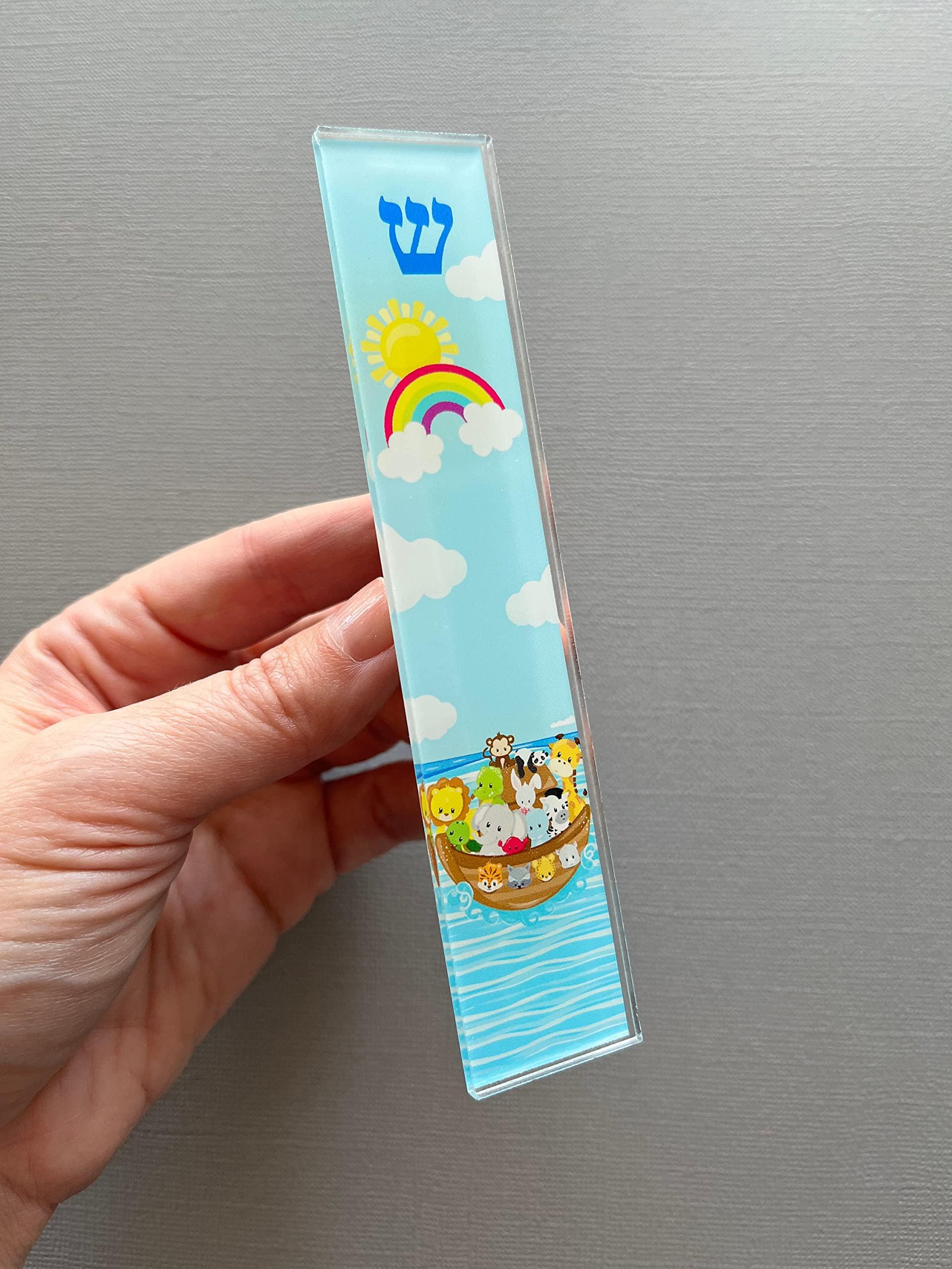 Lea Joelle Handmade Children\'s Mezuzahs, Scroll Cases, Jewish Hebrew Baby Naming, Newborn Bris Gift, Optional Kosher Scroll